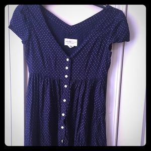 Denim & Supply poco dotted button down dress